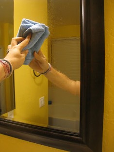Как мыть зеркало