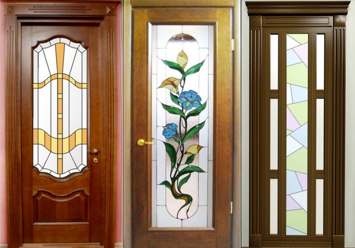 Декоративное стекло для дверей